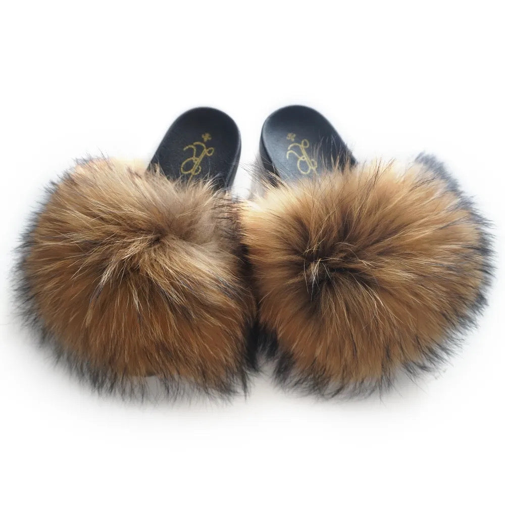 Origin Luxury Fur Slide