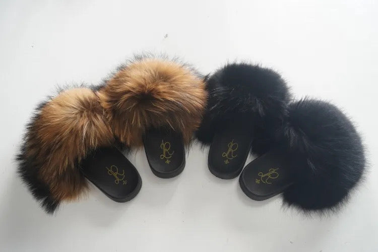 Origin Luxury Fur Slide