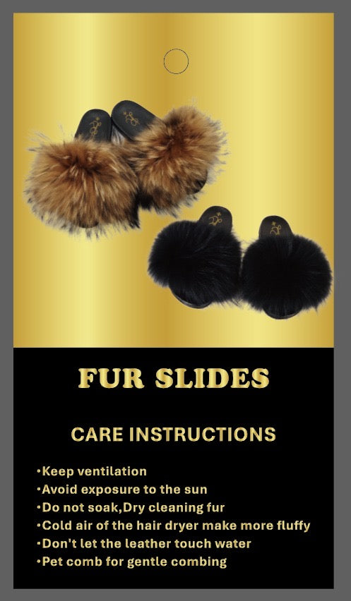 Origin Luxury Fur Slide